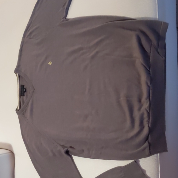 Brown Volcom V-Neck Sweater - Picture 2 of 4